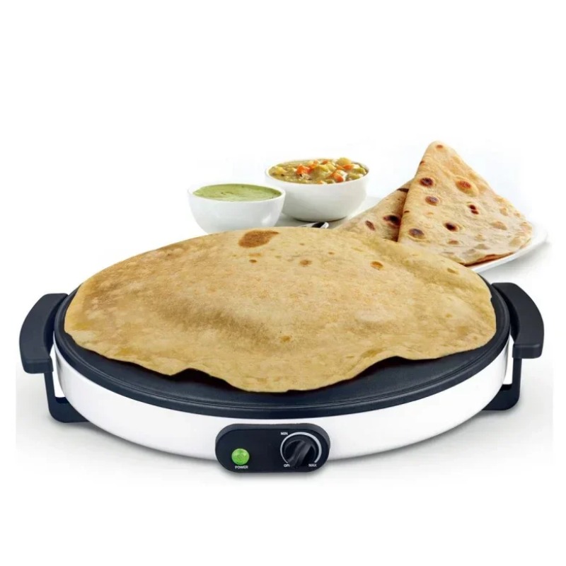 Crepe Maker Griddle - Plancha Eléctrica Curva de 45CM, 110V/220V,