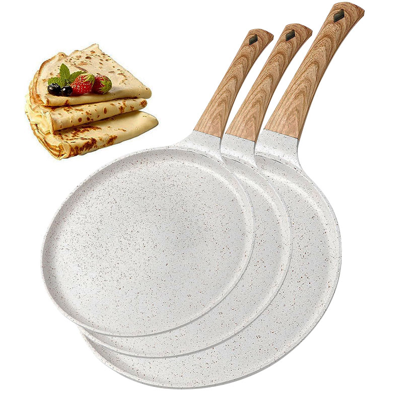 Crepe Maker Griddle - Sartén Antiadherente de 20/24/28 cm para