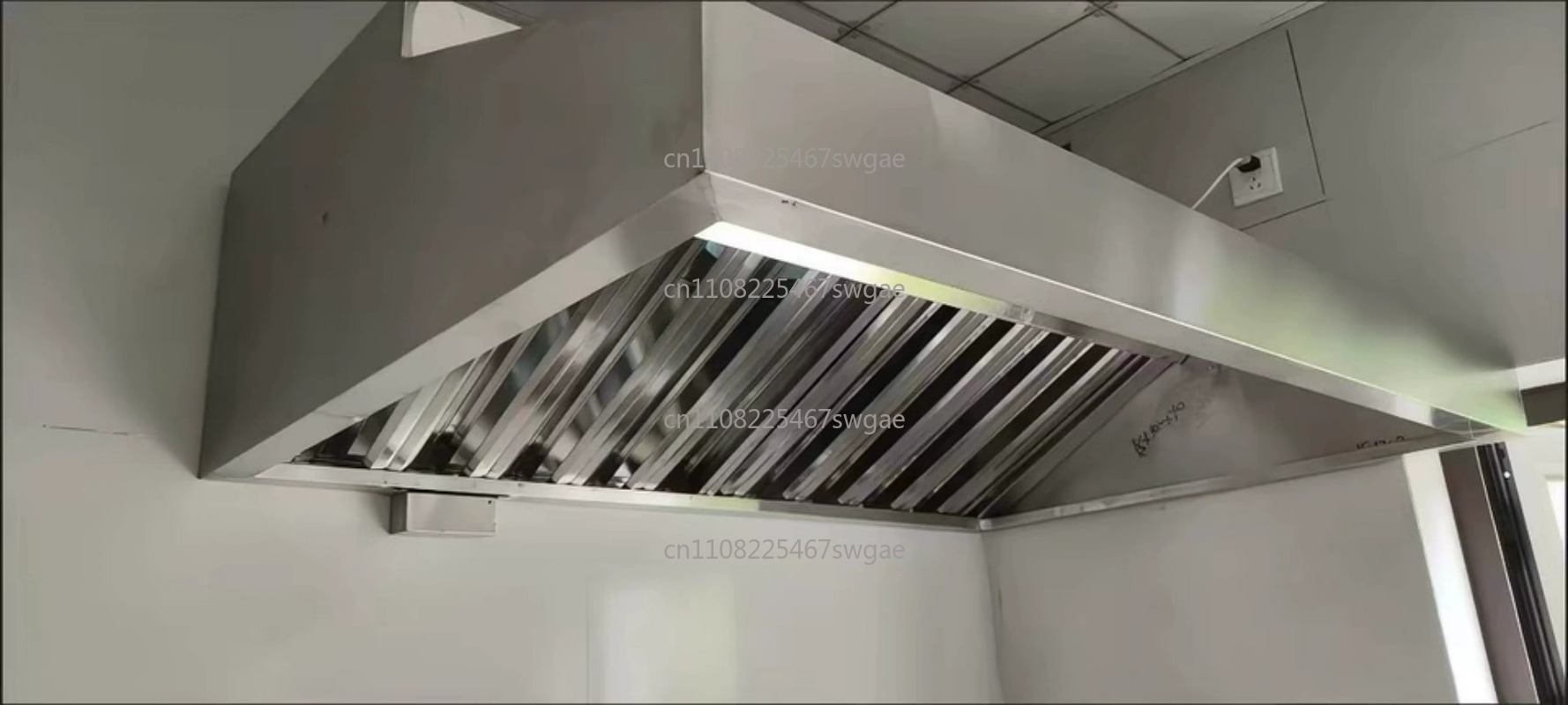 Commercial Kitchen Exhaust Hood - Campana Extractora de Cocina de Acero