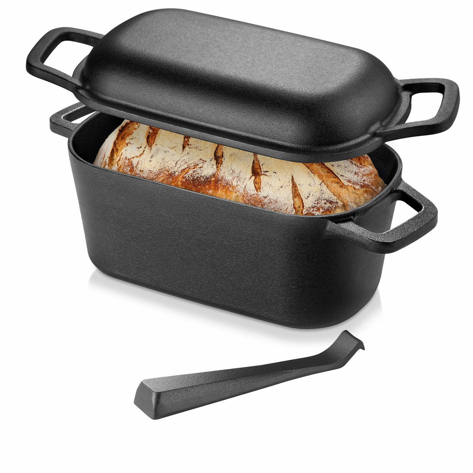 Crepe Maker Griddle - Olla holandesa de hierro fundido 2