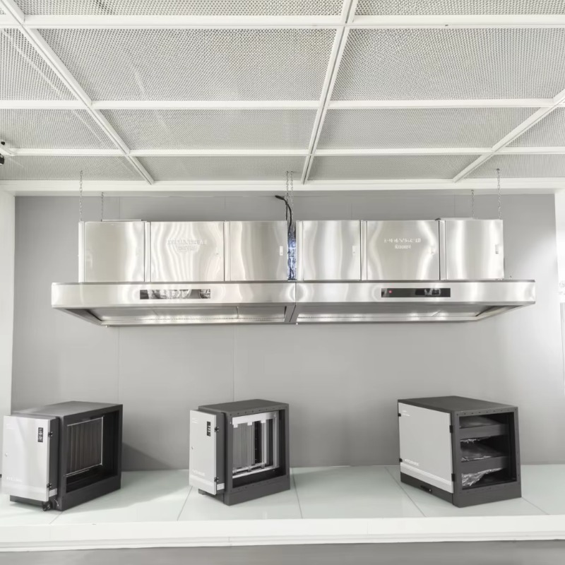 Commercial Kitchen Exhaust Hood - Campana Extractora Comercial Personalizable de Acero