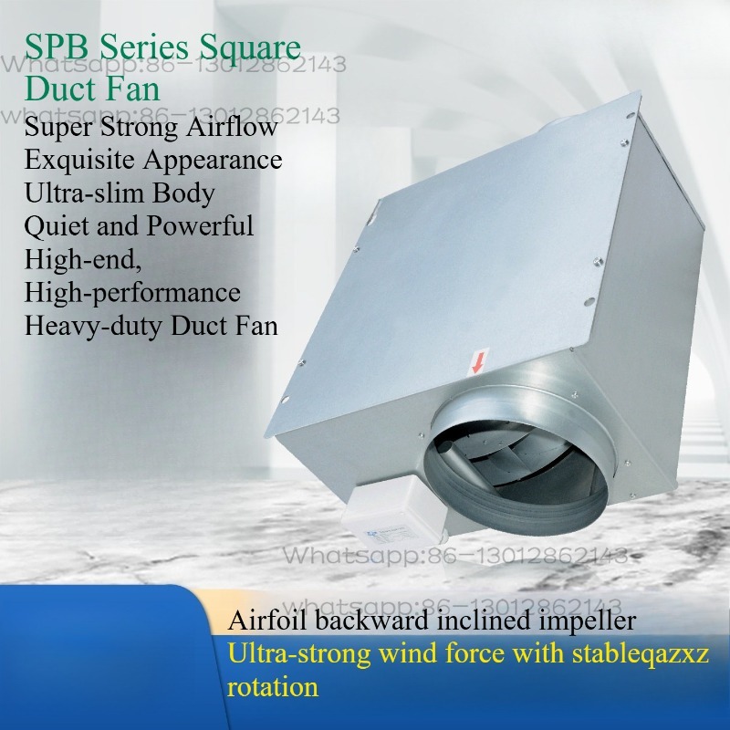 Commercial Kitchen Exhaust Hood - Ventilador de conducto cuadrado superpotente para