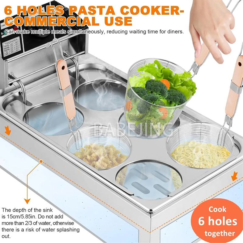 Commercial Kitchen Cooking - Máquina de Fideos Comercial de 6