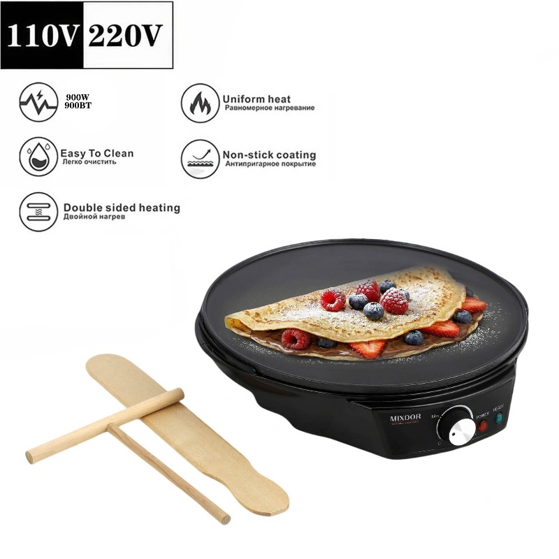 Plancha Eléctrica para Crepas  - Crepe Maker Griddle reseña y precio