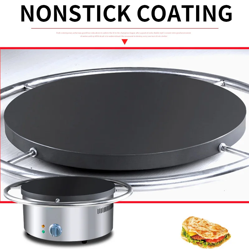 Plancha Eléctrica Giratoria Ma - Crepe Maker Griddle reseña y precio