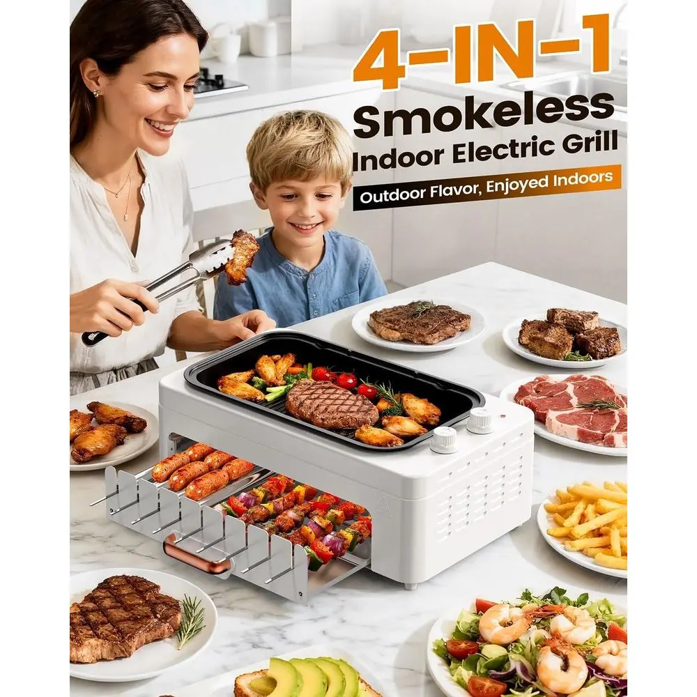 Parrilla de Sobremesa 4 en 1 p - Hot Dog Roller Grill reseña y precio