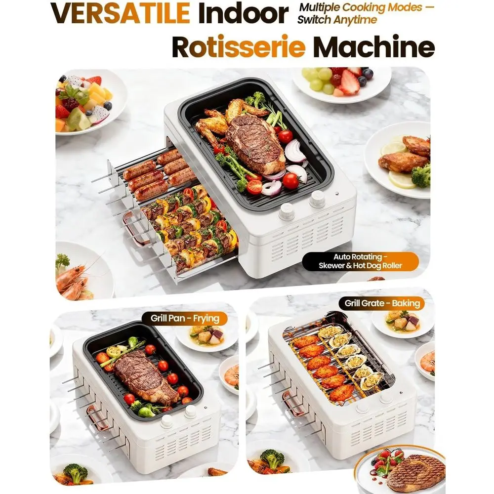 Parrilla de Sobremesa 4 en 1 p - Hot Dog Roller Grill reseña y precio