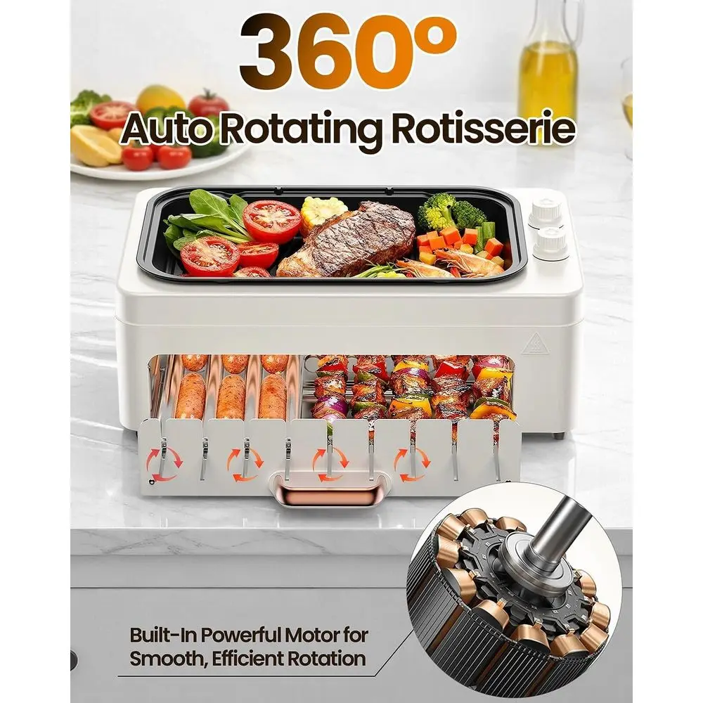 Parrilla de Sobremesa 4 en 1 p - Hot Dog Roller Grill reseña y precio