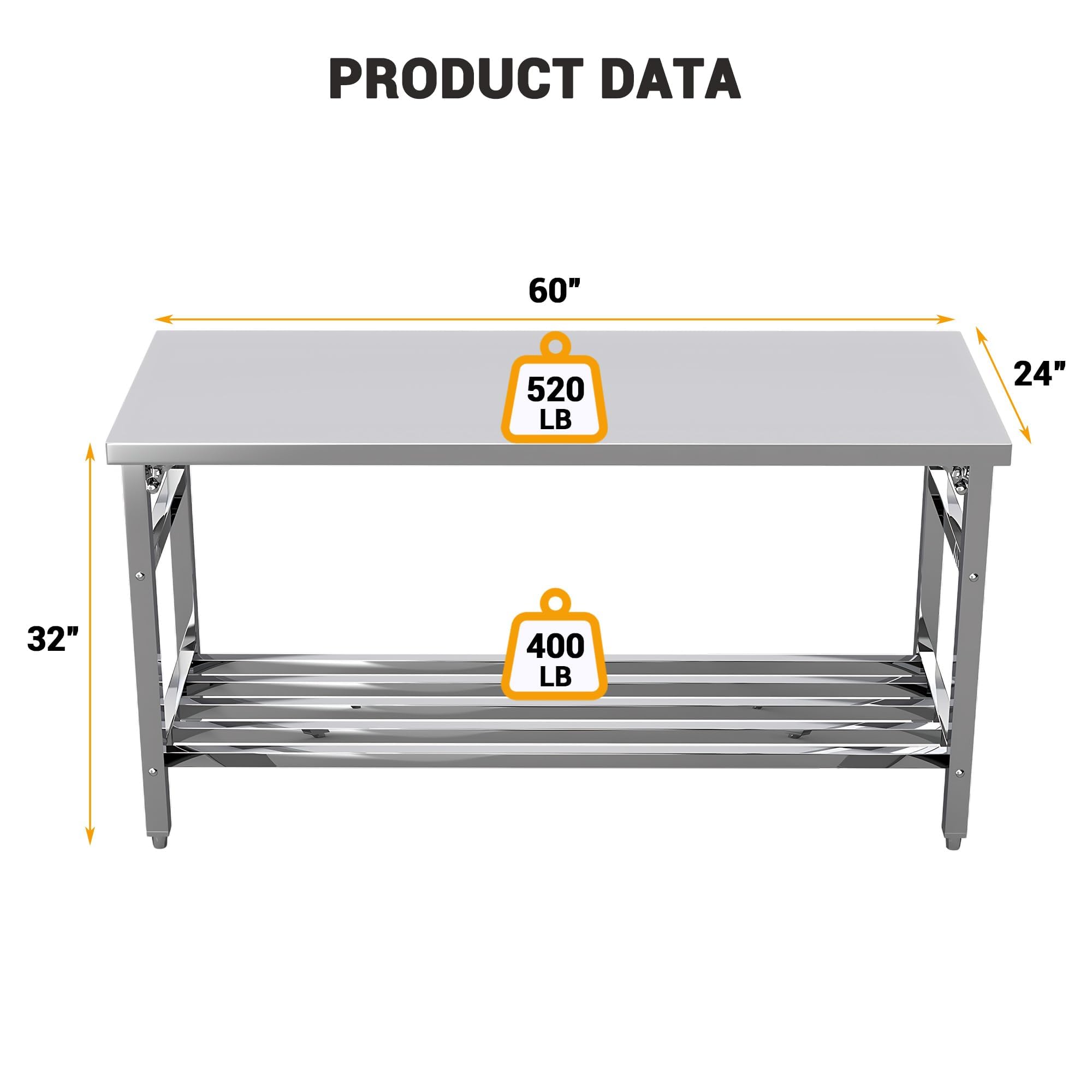 Mesa de Preparación Plegable d - Commercial Kitchen Cooking reseña y precio