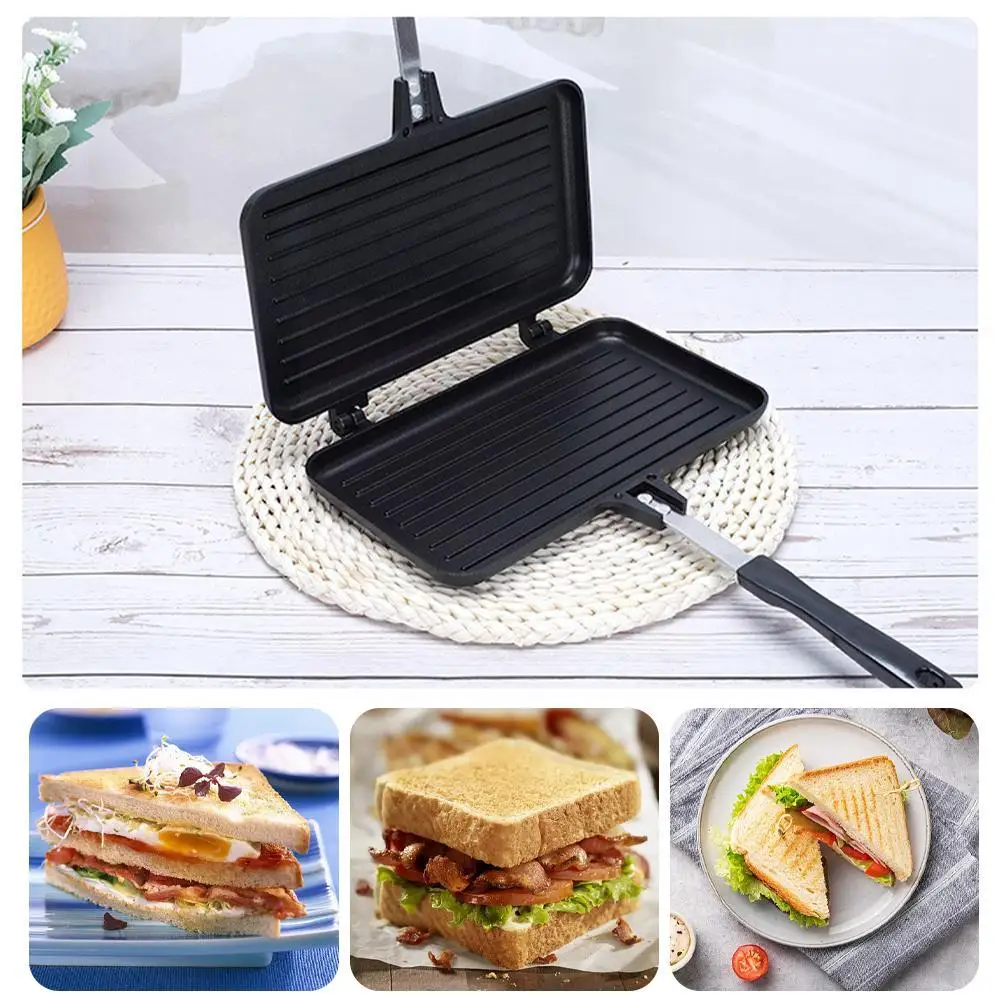 Sartén antiadherente de doble  - Crepe Maker Griddle reseña y precio