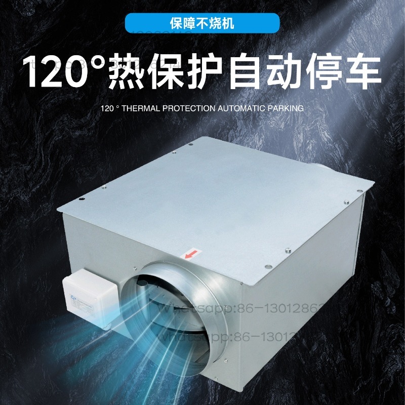 Ventilador de conducto cuadrad - Commercial Kitchen Exhaust Hood reseña y precio