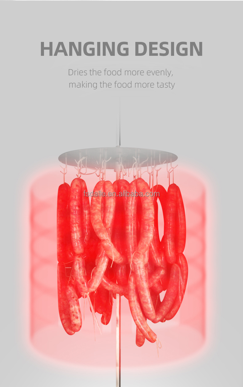 Biltongs de salchichas de gran - Commercial Food Dehydrator reseña y precio