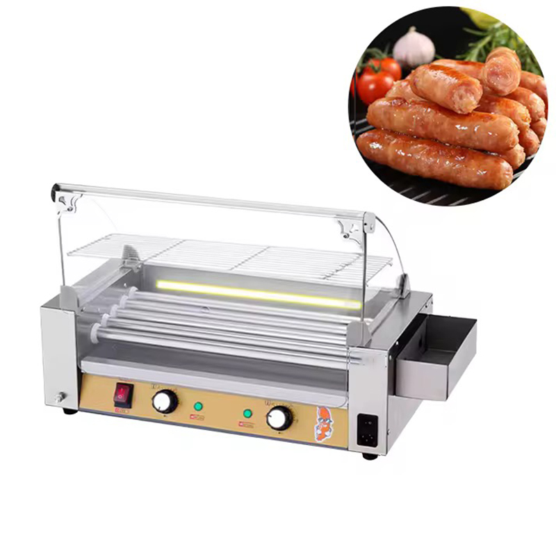 Máquina eléctrica comercial pa - Hot Dog Roller Grill reseña y precio