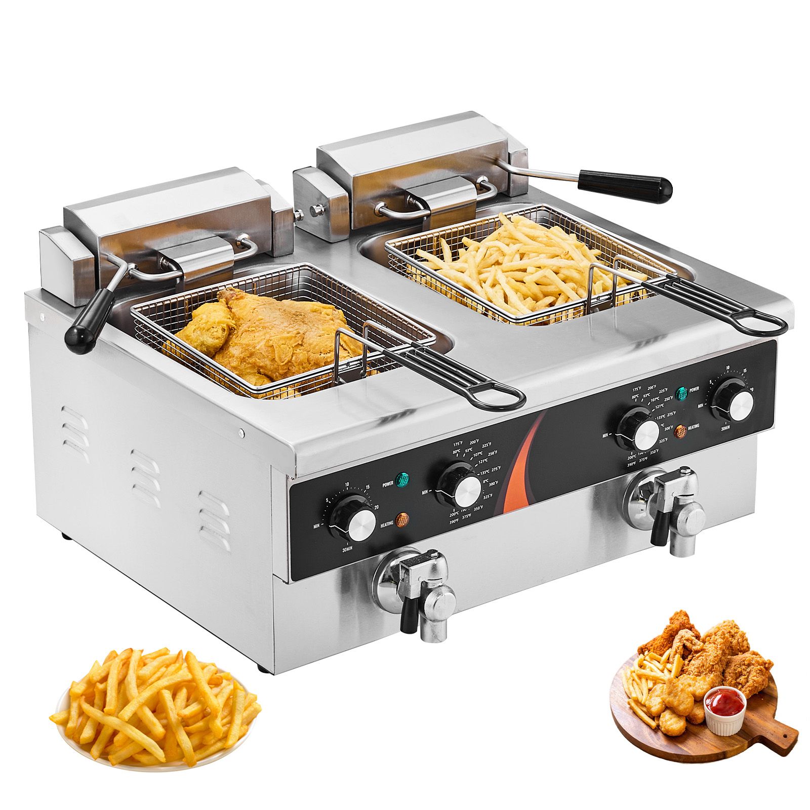 Freidora comercial de 3500W, f - Commercial Kitchen Use reseña y precio
