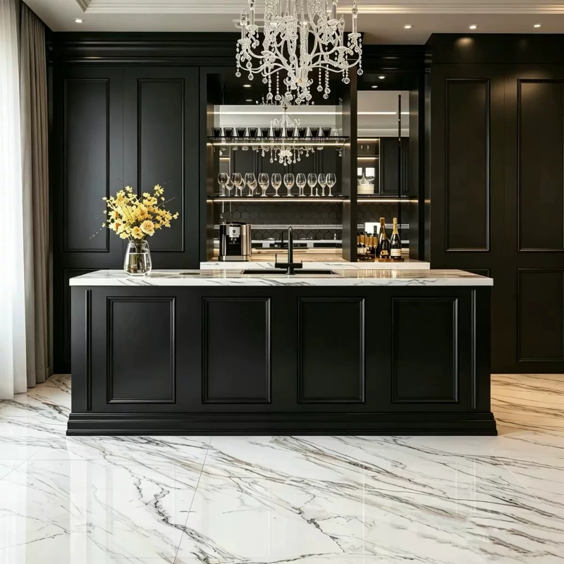 Muebles de restaurante nórdico - Commercial Kitchen Paint reseña y precio