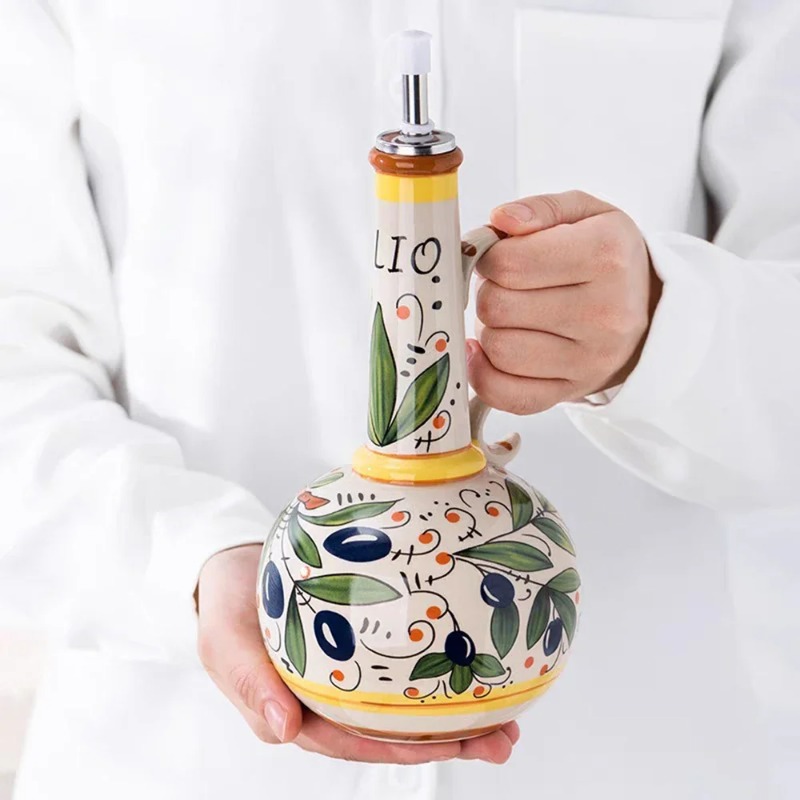 Botella de aceite de cerámica, - Commercial Kitchen Cooking reseña y precio